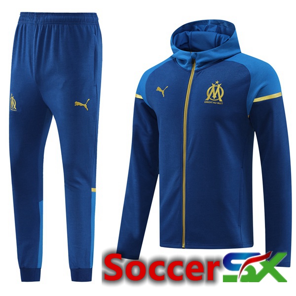 Marseille OM Training Tracksuit Windbreaker Blue 2024/2025