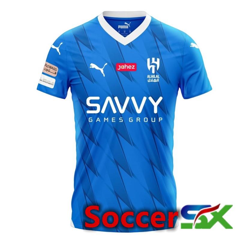 Al Hilal Soccer Jersey Home Blue 2023/2024