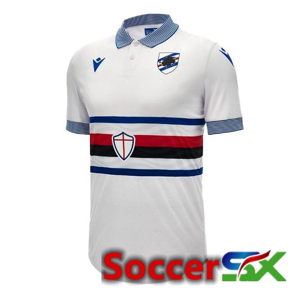 UC Sampdoria Soccer Jersey Away White 2023/2024