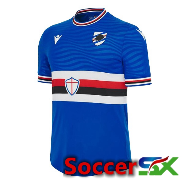 UC Sampdoria Soccer Jersey Home Blue 2023/2024