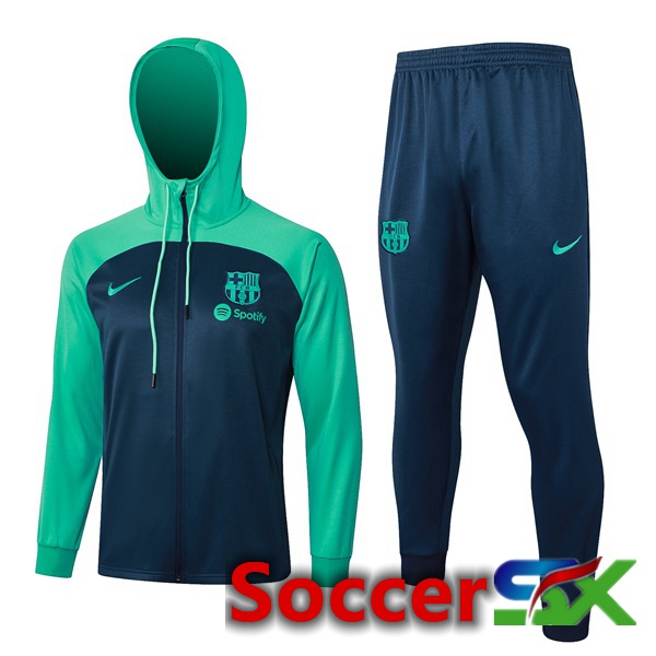 FC Barcelona Training Tracksuit Windbreaker Green 2024/2025