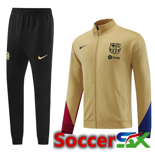 FC Barcelona Training Jacket Suit Yellow 2024/2025