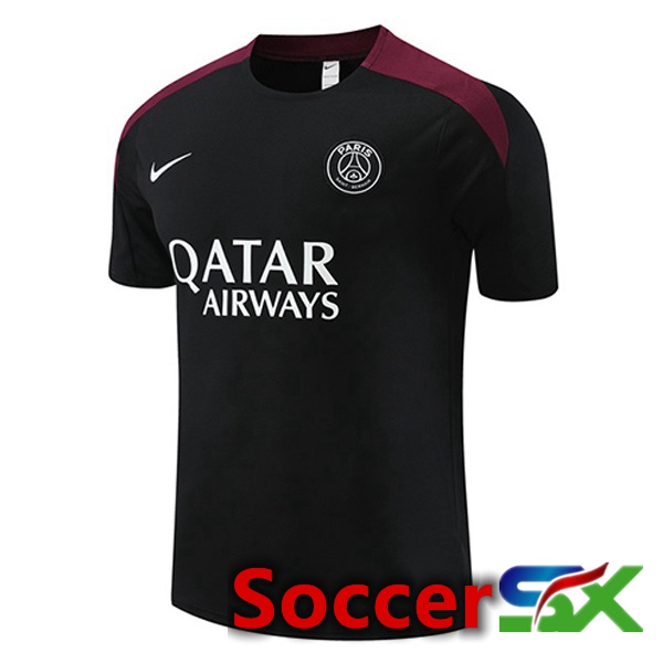 Paris PSG Training T Shirt Black 2024/2025