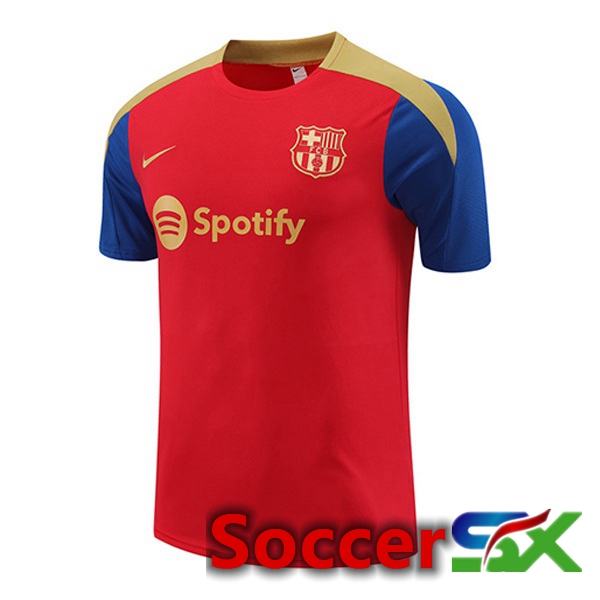 FC Barcelona Training T Shirt Red 2024/2025