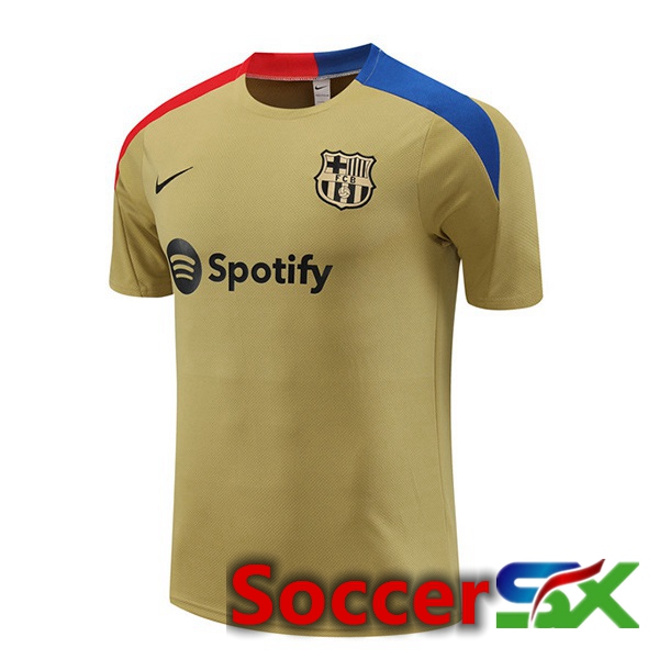 FC Barcelona Training T Shirt Yellow 2024/2025