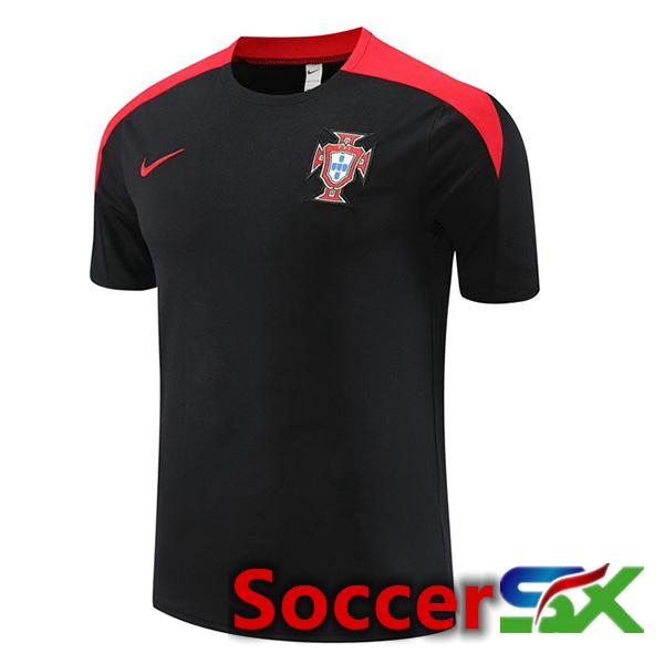 Portugal Training T Shirt Black 2024/2025