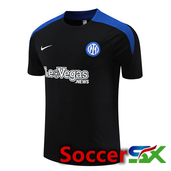 Inter Milan Training T Shirt Black 2024/2025