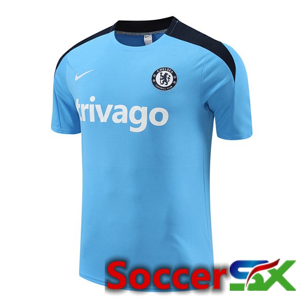 FC Chelsea Training T Shirt Blue 2024/2025