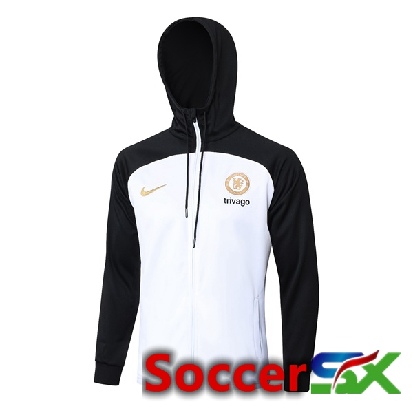 FC Chelsea Windbreaker White Black 2024/2025