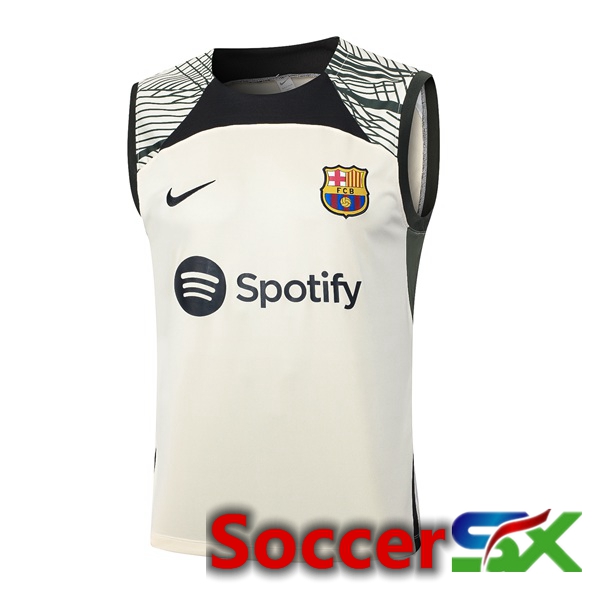 FC Barcelona Soccer Vest + Shorts Yellow 2024/2025