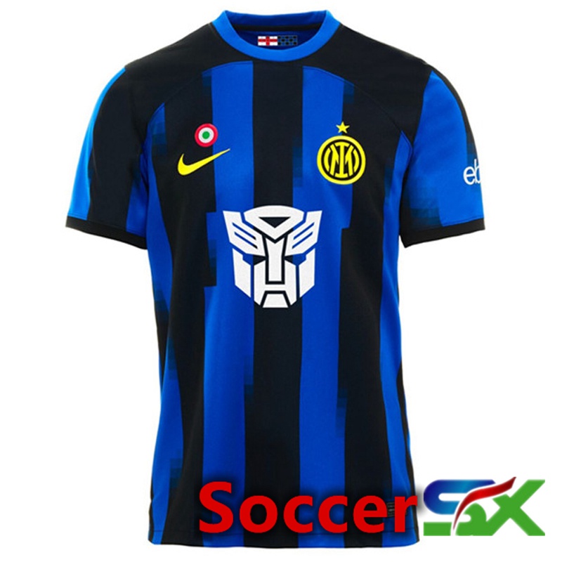 Inter Milan Soccer Jersey Transformers Special Edition 2023/2024
