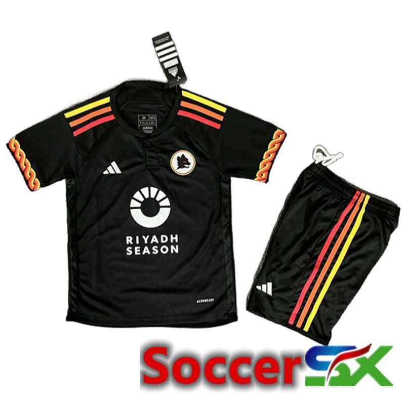 AS Roma Kids Soccer Jersey Third 2023/2024