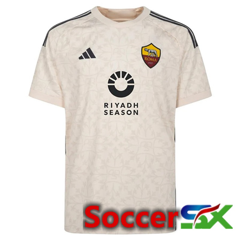 AS Roma Sponsor Soccer Jersey Away 2023/2024