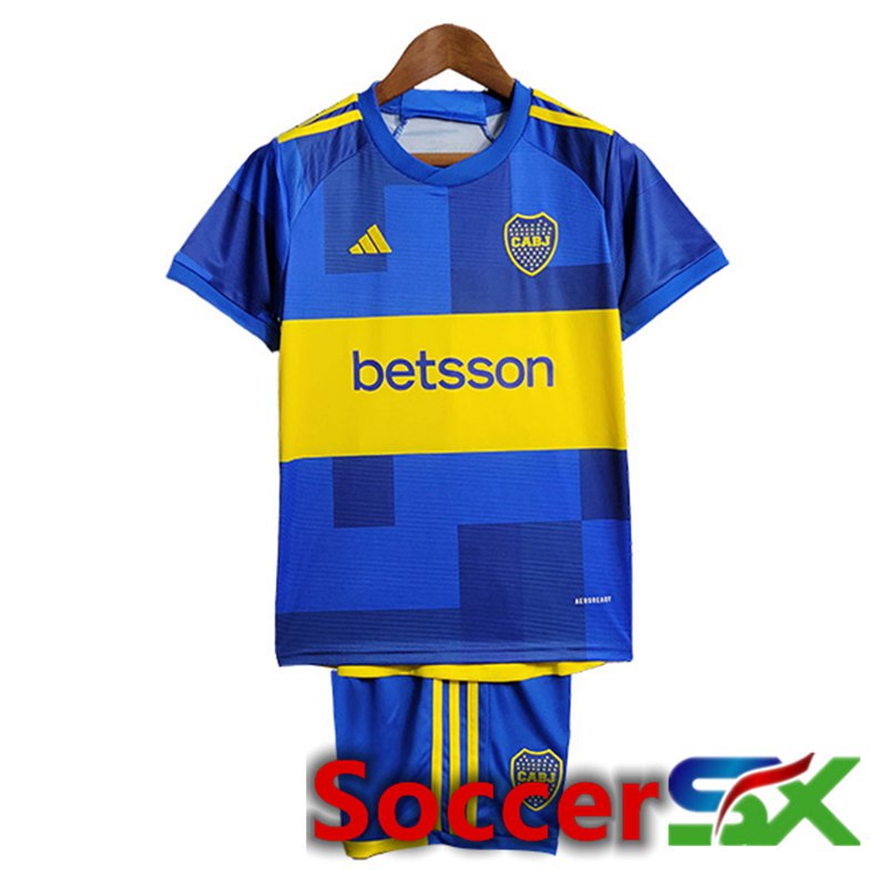 Boca Juniors Kids Soccer Jersey Home 2023/2024