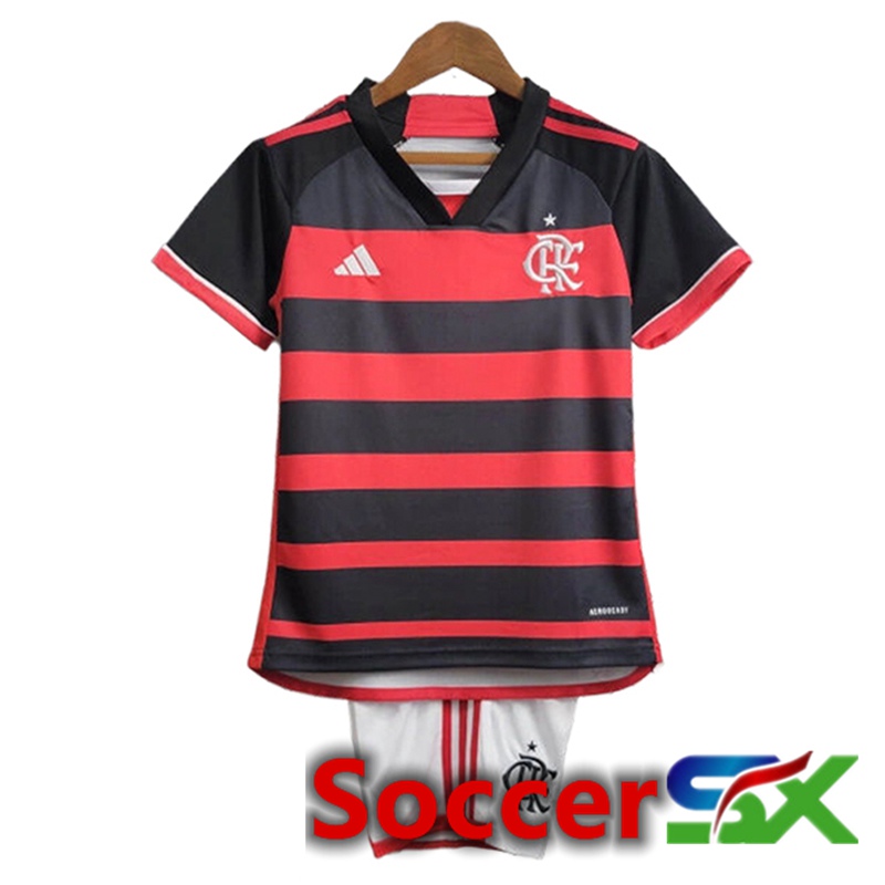 Flamengo Kids Soccer Jersey Home 2024/2025