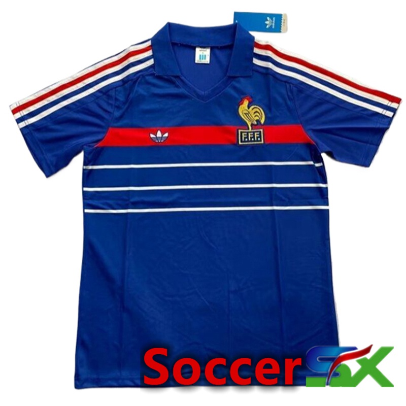 France Retro Soccer Jersey Home 1984/1986
