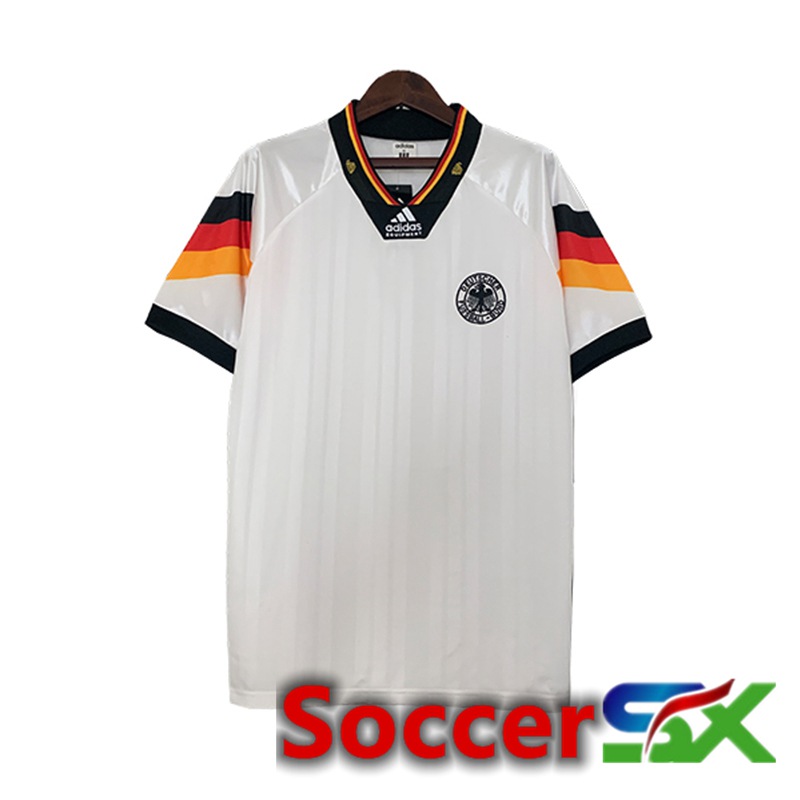 Germany Retro Soccer Jersey Home 1992