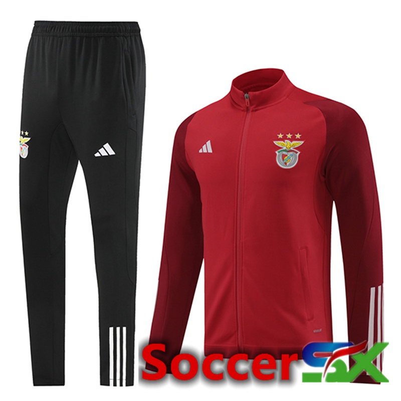 Benfica Training Jacket Suit Red/Black 2023/2024