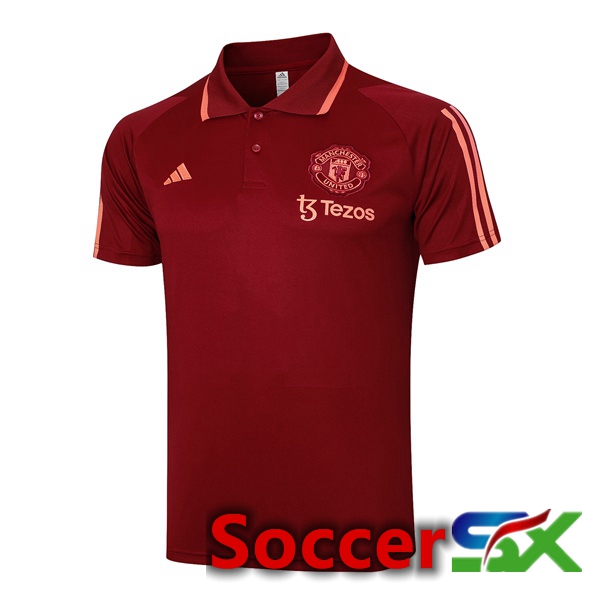 Manchester United Soccer Polo Red 2024/2025