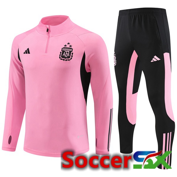 Argentina Training Tracksuit Suit Pink 2024/2025