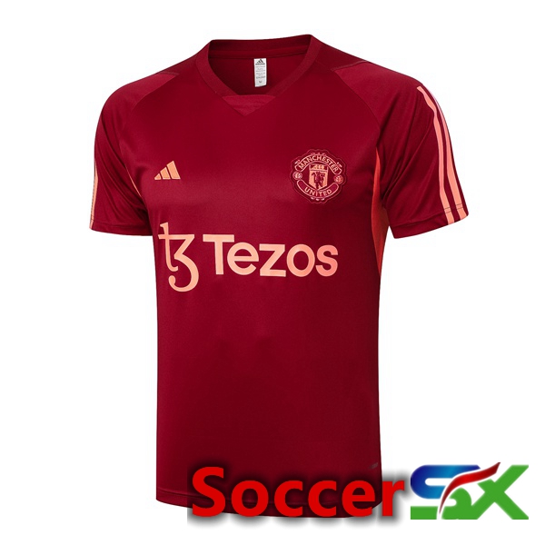 Manchester United Training T Shirt Red 2024/2025