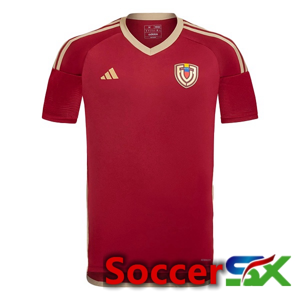 Venezuela Soccer Jersey Home Red 2024/2025