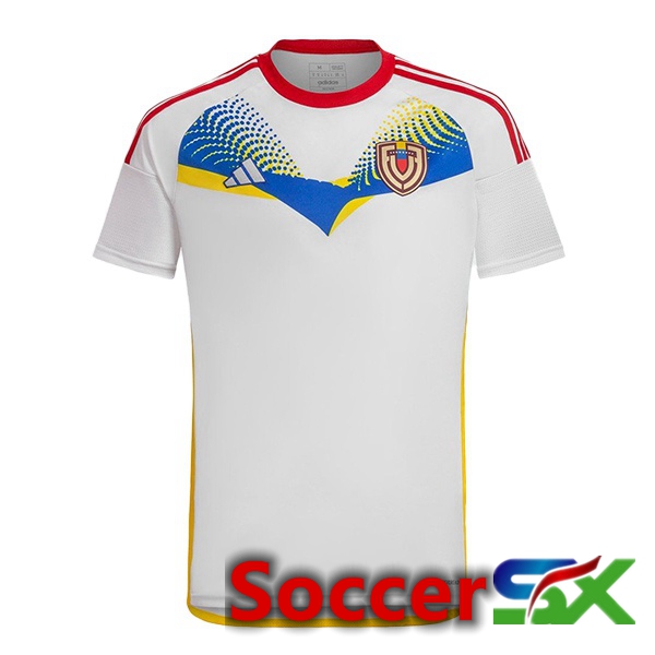 Venezuela Soccer Jersey Away White 2024/2025