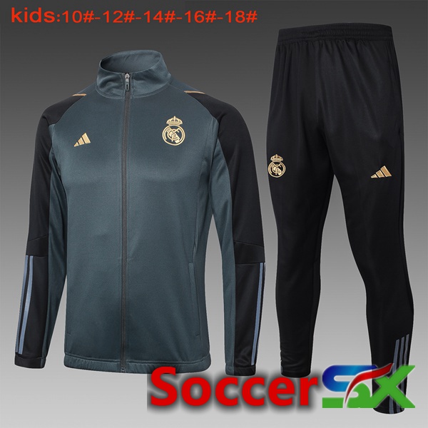 Real Madrid Kids Training Jacket SuitBlack 2024/2025
