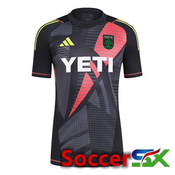 Austin FC Goalkeeper Soccer Jersey Black 2024/2025