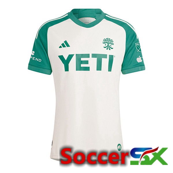 Austin FC Soccer Jersey Away White 2024/2025