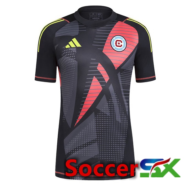 Chicago Fire FC Goalkeeper Soccer Jersey Black 2024/2025