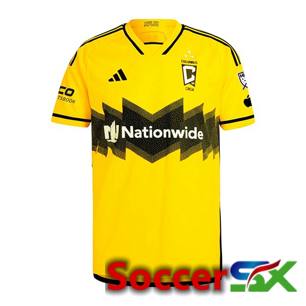 Columbus Crew Soccer Jersey Home Yellow 2024/2025