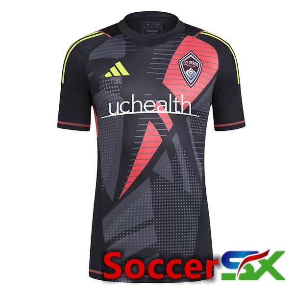 Colorado Rapids Goalkeeper Soccer Jersey Black 2024/2025