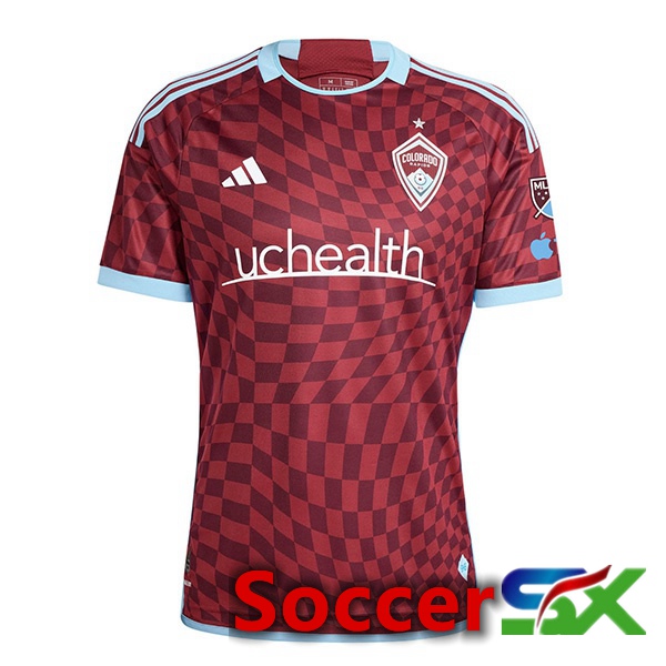 Colorado Rapids Soccer Jersey Home Red 2024/2025