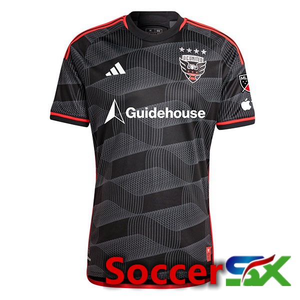 D.C United Soccer Jersey Home Black 2024/2025