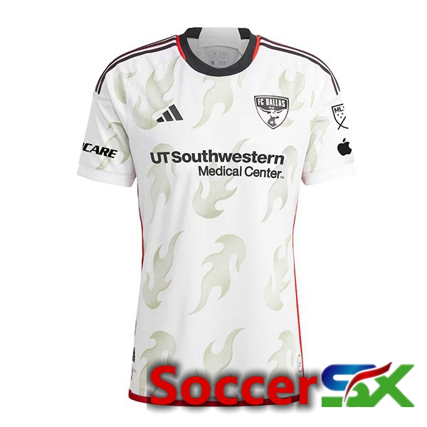 FC Dallas Soccer Jersey Away White 2024/2025