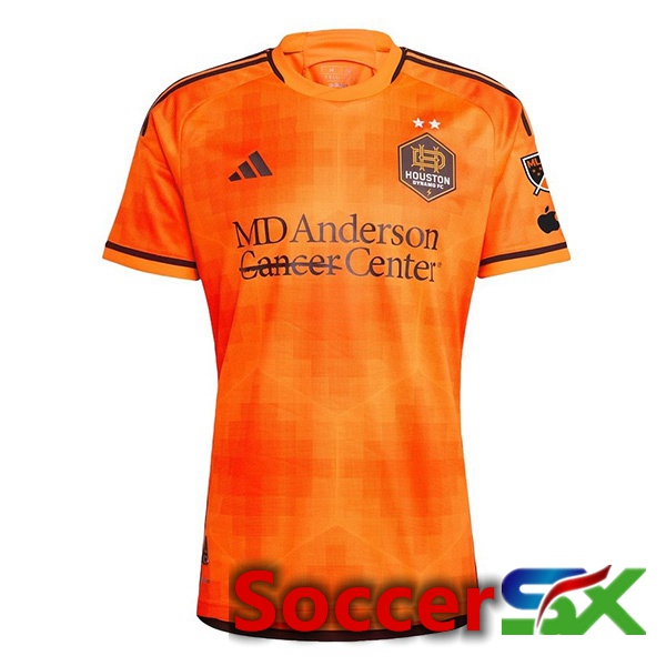 Houston Dynamo Soccer Jersey Home Yellow 2024/2025