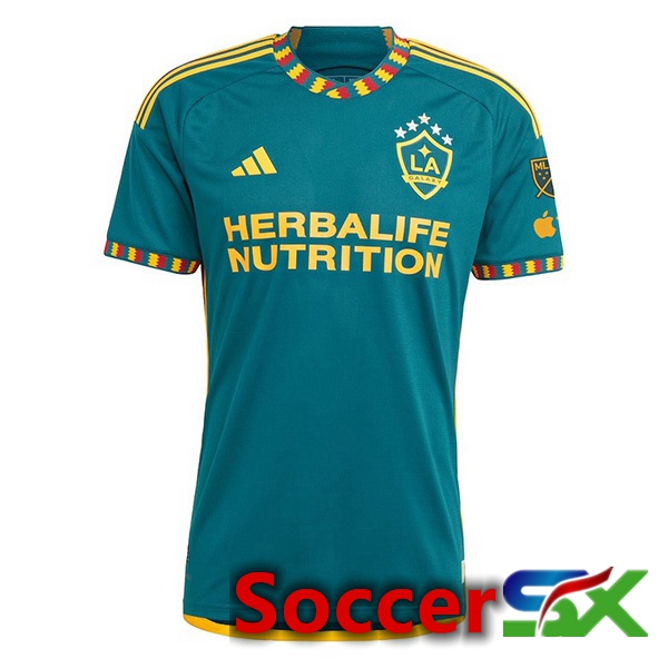 LA Galaxy Soccer Jersey Away Green 2024/2025