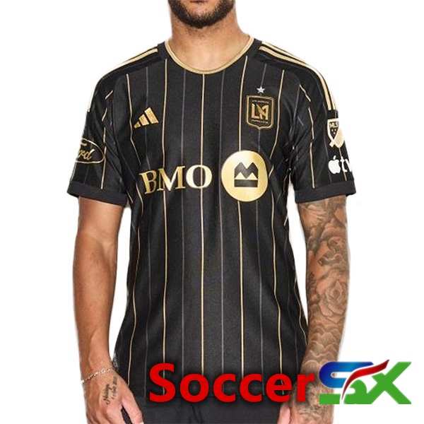 Los Angeles FC Soccer Jersey Home Black 2024/2025