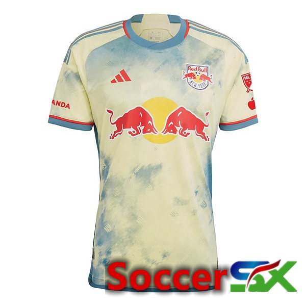 New York Red Bulls Soccer Jersey Away Red 2024/2025