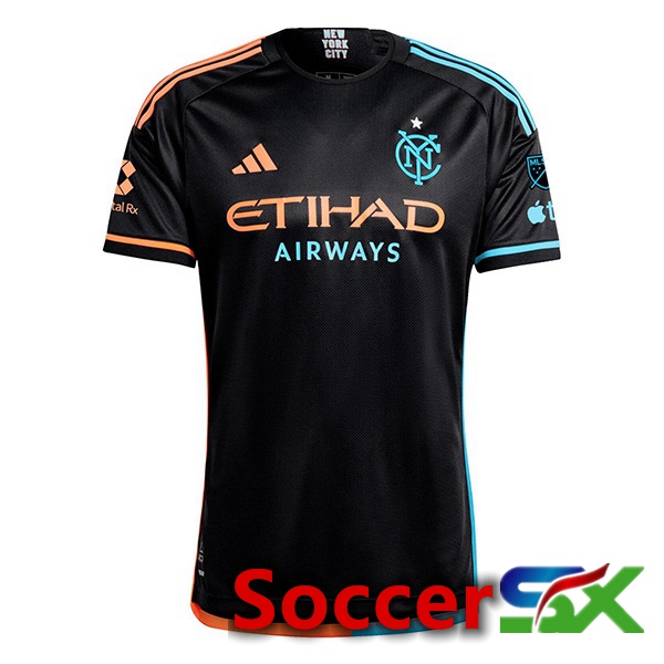 New York City Soccer Jersey Away Black 2024/2025