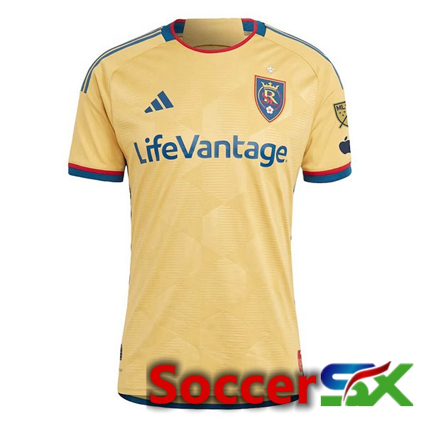 Real Salt Lake Soccer Jersey Away Blue Yellow 2024/2025