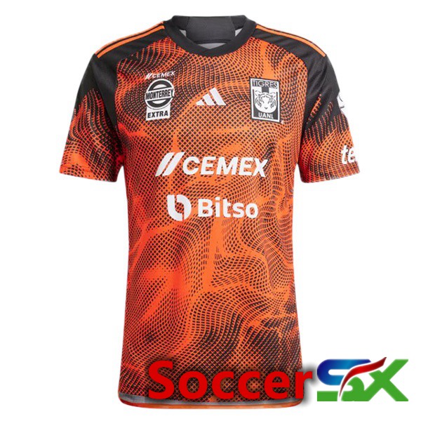 Tigres UANL Soccer Jersey Third Orange 2024/2025