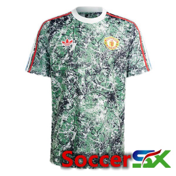 Manchester United Soccer Jersey Stone Green 2023/2024