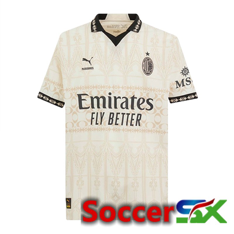 AC Milan Soccer Jersey Fourth White 2023/2024
