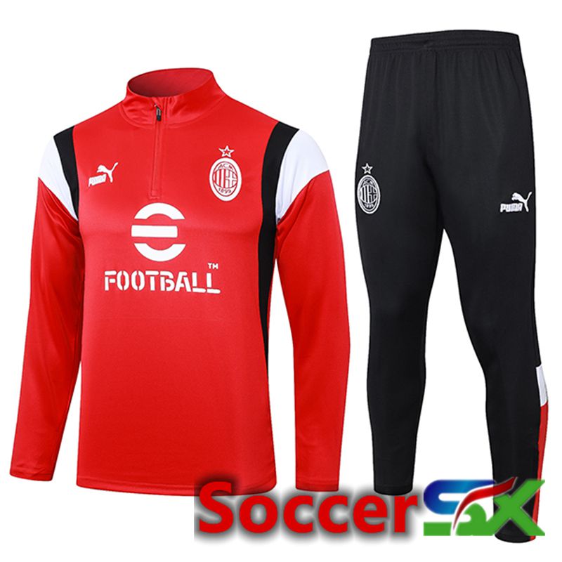 AC Milan Training Tracksuit Suit Red 2023/2024