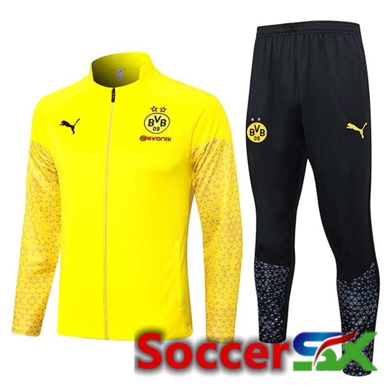 Dortmund Training Jacket Suit Yellow 2023/2024