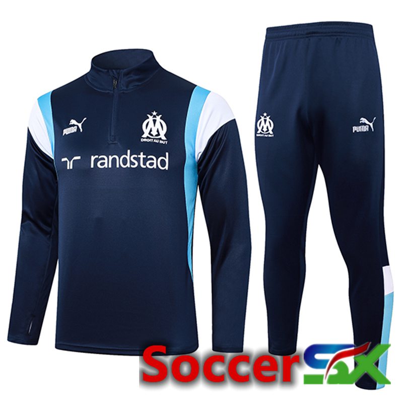 Marseille Training Tracksuit Suit Ocean Blue 2023/2024