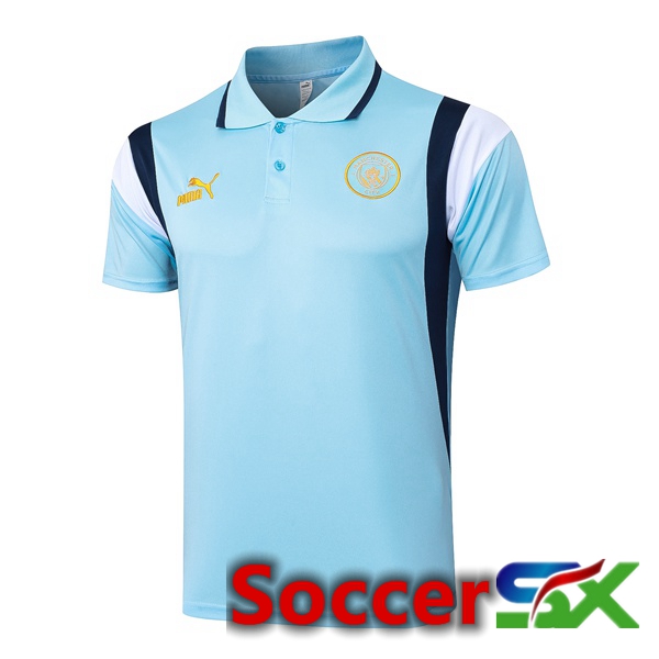 Manchester City Soccer Polo Blue 2024/2025