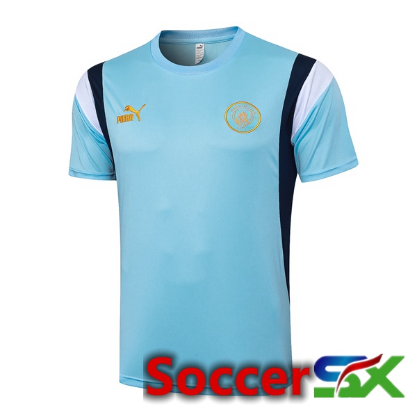 Manchester City Training T Shirt Blue 2024/2025